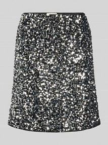 Spódnica mini z cekinami model LUNE FREE/QUENT czarna EAN 207240