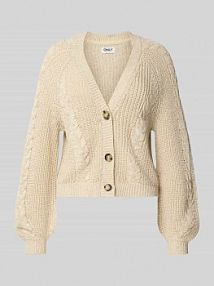 Kardigan o kroju relaxed fit z mieszanki bawełny model ROSIE Only EAN 15210622