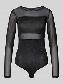 Body o kroju slim fit z mieszanki wiskozy model ESTHER Only czarne EAN 15344709