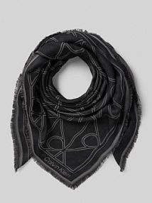 Chusta kwadratowa z modalu Calvin Klein czarna EAN LV04F8077G