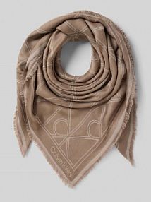 Chusta kwadratowa z modalu Calvin Klein szara EAN LV04F8077G