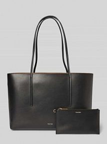 Torba shopper z logo Calvin Klein czarna EAN LV04F3274G
