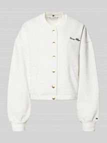 Bluza rozpinana o kroju relaxed fit z mieszanki bawełny Tommy Hilfiger damska EAN WW0WW47835