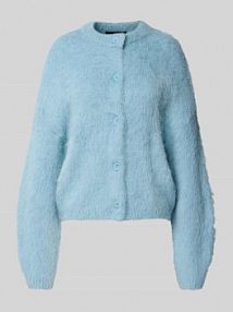 Kurtka z dzianiny z listwą guzikową model Tamanah someday niebieska damska EAN 10448812475374