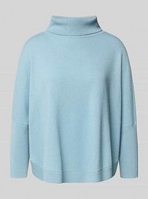 Golf o kroju relaxed fit z mieszanki wełny model Tariana someday niebieski damski EAN 10448912476374