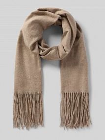 Szal z dodatkiem wiskozy model Barula someday beżowy damski EAN 1031277079100