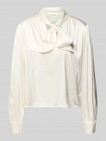 Bluzka z marszczeniami model Evelin GUIDO MARIA KRETSCHMER WOMAN biała damska EAN GMK5009001