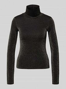 Bluzka z długim rękawem i stójką model Rani GUIDO MARIA KRETSCHMER WOMAN czarna damska EAN GMK5322001