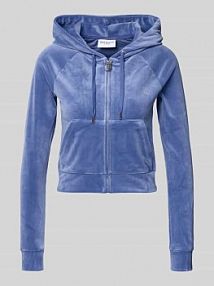 Bluza rozpinana z kapturem model MADISON Juicy Couture szara damska EAN JCWAS225306