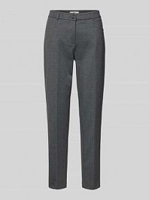 Spodnie materiałowe o skróconym kroju model MARON BRAX szare damskie EAN 77-5058 09284620