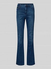 Jeansy z rozszerzanymi nogawkami w 5-kieszeniowym fasonie model 'Mary' BRAX niebieskie damskie EAN 77-6708 09982720