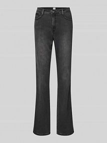 Jeansy z rozszerzanymi nogawkami w 5-kieszeniowym fasonie model 'Mary' BRAX szare damskie EAN 77-6708 09982720