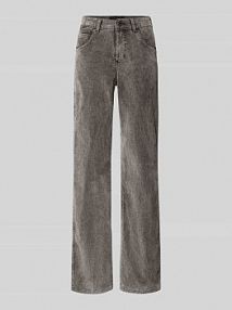 Spodnie sztruksowe z 5 kieszeniami model Lara Angels szare damskie EAN 5602900