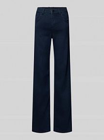 Jeansy o kroju straight fit z 5 kieszeniami model Lara Angels niebieskie damskie EAN 3212900