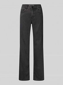 Jeansy o kroju straight fit z 5 kieszeniami model Lara Angels szare damskie EAN 3212900