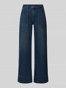 Jeansy z wpuszczanymi kieszeniami Buena Vista niebieskie damskie EAN 2510-B5906