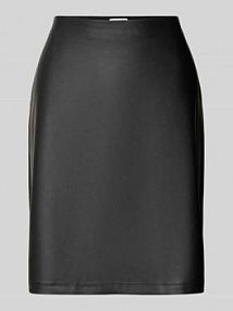 Spódnica mini o rozkloszowanym kroju z imitacji gładkiej skóry s.Oliver RED LABEL EAN 2175538