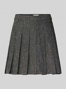 Spódnica plisowana z dodatkiem wełny model TRINA Copenhagen Muse szara EAN 206908