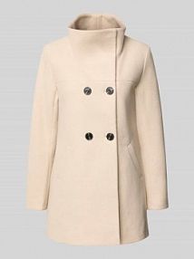 Płaszcz o pudełkowym kroju model BLAKE LIFE Only beżowy damski EAN 15358884