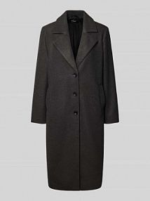 Płaszcz o kroju oversized z kołnierzem z połami model LISA LIFE Only szary damski EAN 15367129
