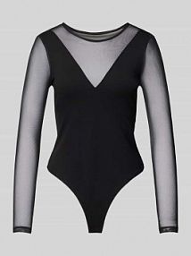 Body o kroju slim fit z mieszanki wiskozy model BECKI Only czarne EAN 15358436
