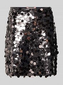 Spódnica mini z cekinowym obszyciem model JADEL Only szara EAN 15336231