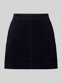 Spódnica sztruksowa o długości mini JAKE*S STUDIO WOMAN granatowa EAN 74967500504