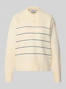 Sweter z dzianiny z kołnierzykiem polo JAKE*S STUDIO WOMAN damski EAN 74968500506