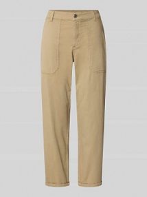 Jeansy z wpuszczanymi kieszeniami model WORKER MAC beżowe damskie EAN 427234500