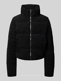 Kurtka pikowana o pudełkowym kroju ze sztruksu model NEWDOLLY Only czarna damska EAN 15304768