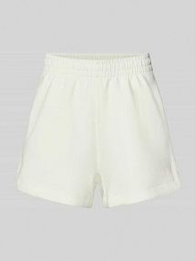 Szorty z nadrukiem z logo adidas Sportswear białe damskie EAN JV9876