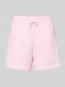 Szorty z elastycznym pasem i tunelem adidas Sportswear różowe damskie EAN JG8642