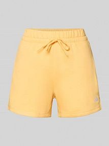 Szorty z logo i elastycznym pasem adidas Sportswear żółte damskie EAN KC5274