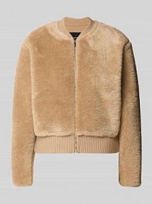 Kurtka ze sztucznego futra someday beżowa damska EAN 10469113525383