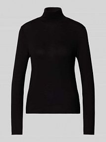 Bluzka z długim rękawem i stójką model Kirosie someday czarna damska EAN 10491512212100