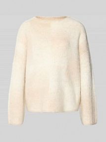 Sweter z dzianiny o kroju loose fit z dodatkiem wełny Model 'Teonie' someday beżowy damski EAN 10465213511100