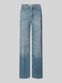 Jeansy z wpuszczanymi kieszeniami model 'Carie' someday niebieskie damskie EAN 10323612952100