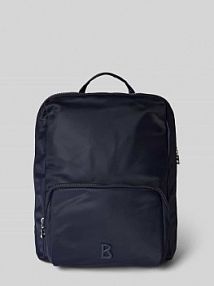 Plecak z detalem z logo i regulowanymi szelkami Bogner granatowy damski EAN 4190001980