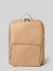 Plecak z detalem z logo i regulowanymi szelkami Bogner brązowy damski EAN 4190001980