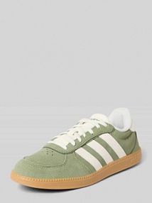 Sneakersy z Mieszanka skóry Model 'BREAKNET SLEEK' adidas Sportswear turkusowe damskie EAN IH1369