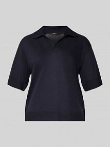 T-shirt z kołnierzykiem polo Windsor granatowy damski EAN 30100441