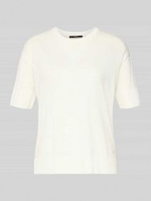 T-shirt relaxed fit z aplikacją z logo Windsor biały damski EAN 30031041