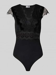 Body z dekoltem w serek model Felicitas GUIDO MARIA KRETSCHMER WOMAN czarne EAN GMK5028001