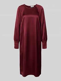 Sukienka koktajlowa o długości do kolan z okrągłym dekoltem model Aurea GUIDO MARIA KRETSCHMER WOMAN czerwona EAN GMK5083001