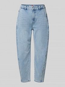 Jeansy o kroju balloon z wpuszczanymi kieszeniami Buena Vista niebieskie damskie EAN 2512-B5966