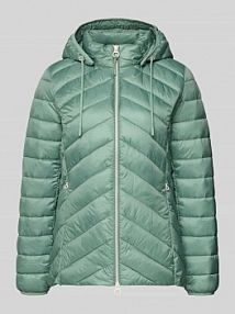 Kurtka pikowana o kroju regular fit z odpinanym kapturem s.Oliver RED LABEL oliwkowa damska EAN 2173542