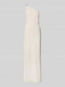 Sukienka wieczorowa o kroju na jedno ramię model BELINA Lauren Ralph Lauren beżowa EAN 253980922