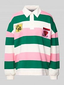 Bluza o kroju comfort fit z mieszanki bawełny model JOUEUR Essentiel Antwerp różowa damska EAN Joueur