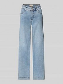 Jeansy z wpuszczanymi kieszeniami model 'Lopez' FREE/QUENT niebieskie damskie EAN 205312