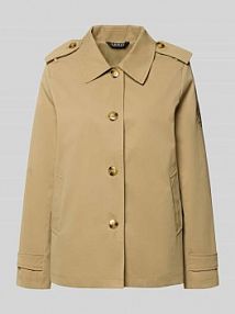 Trencz o kroju regular fit z wykładanym kołnierzem Lauren Ralph Lauren brązowy EAN 297P10968